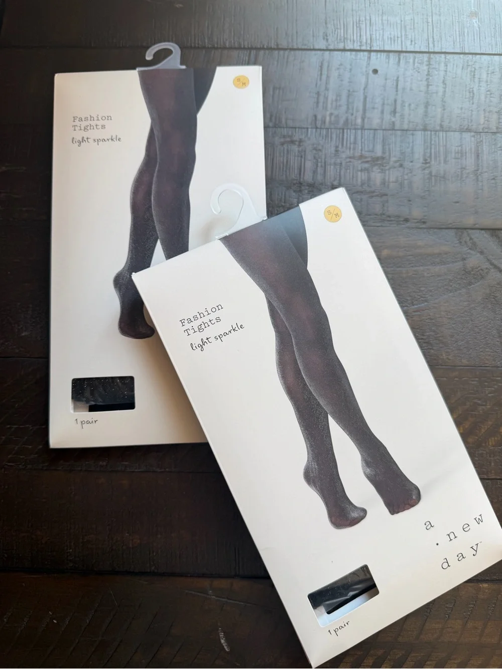 2 pairs new in package! A new day Black Sparkle Fashion Tights